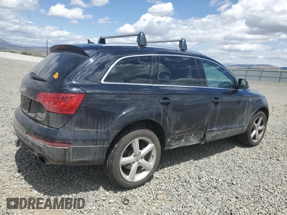 2015 Audi Q7 S line Prestige with VIN WA1DGAFE1FD031906, listed as a Copart auction lot 56701145 with 92,674 mi miles and Salvage title. Bid and sale history available at DreamBid. Image 3.