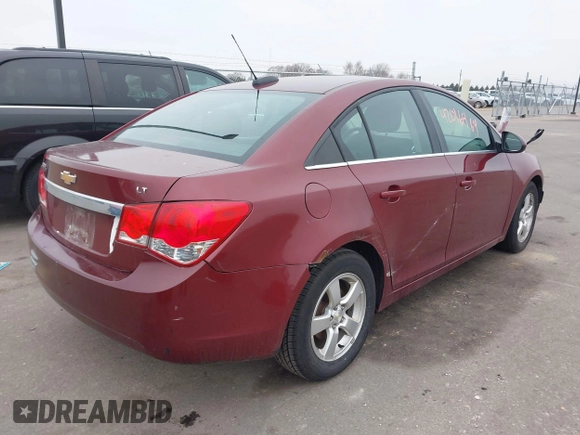 2015 Chevrolet Cruze LT with VIN 1G1PC5SB0F7255371, listed as a IAAI auction lot 42016464 with 55,214 mi miles and . Bid and sale history available at DreamBid. Image 4.