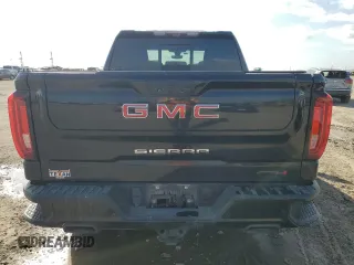 2021 GMC Sierra 1500 AT4 with VIN 1GTU9EET0MZ214429, listed as a Copart auction lot 48395165 with 0 mi miles and Salvage Title. Bid and sale history available at carsss.com. Image 6.