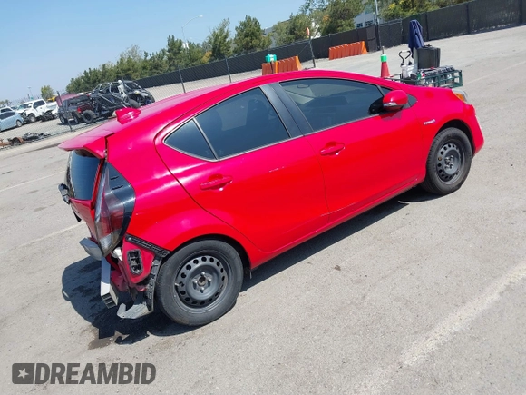 2015 Toyota Prius One with VIN JTDKDTB3XF1586554, listed as a IAAI auction lot 41871704 with 215,609 mi miles and . Bid and sale history available at carsss.com. Image 4.