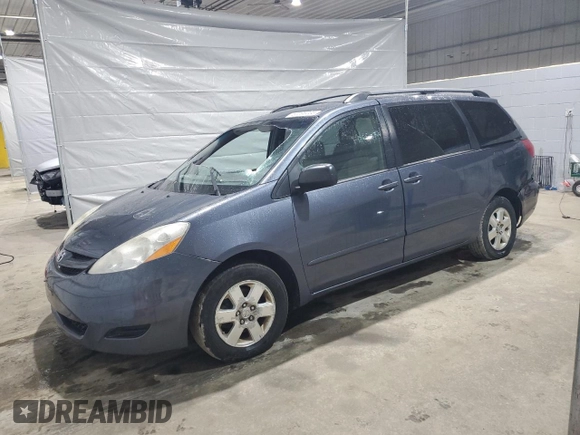 2007 Toyota Sienna CE with VIN 5TDZK23C07S090325, listed as a Copart auction lot 52096035 with 179,648 mi miles and Clean Title. Bid and sale history available at carsss.com. Image 1.
