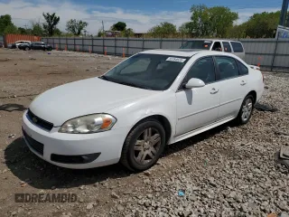 2011 Chevrolet Impala LT Fleet z VIN 2G1WG5EKXB1106498, wystawiony jako Copart lot #55764625 z przebiegiem 189 784 mil mil oraz Szkoda całkowita • Salvage title. Historia ofert i sprzedaży dostępna na DreamBid. Obrazek 1.
