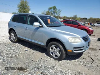 2006 Volkswagen Touareg 3.2L V6 with VIN WVGZG77L56D026456, listed as a Copart auction lot 53502675 with 168,446 mi miles and Clean Title. Bid and sale history available at DreamBid. Image 4.