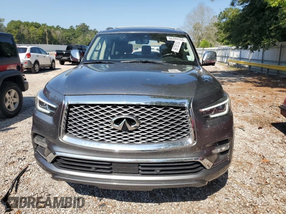 2018 Infiniti QX80 with VIN JN8AZ2ND7J9840781, listed as a Copart auction lot 66780154 with 124,351 mi miles and Salvage Title. Bid and sale history available at carsss.com. Image 5.