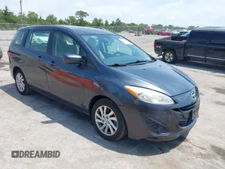 2012 Mazda 5 Sport with VIN JM1CW2BL2C0103441, listed as a IAAI auction lot 42092274 with 78,074 mi miles. Bid and sale history available at carsss.com. Image 1.
