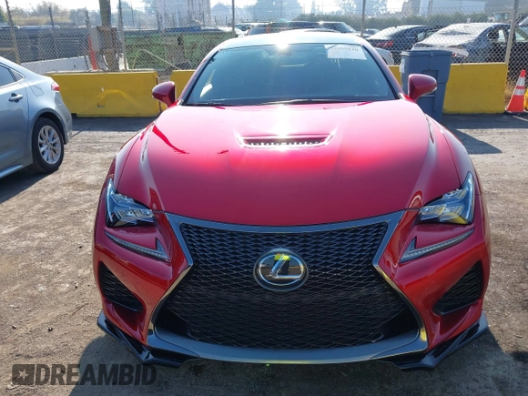 2017 Lexus RC F with VIN JTHHP5BC6H5006076, listed as a IAAI auction lot 40995520 with 49,461 mi miles. Bid and sale history available at carsss.com. Image 13.