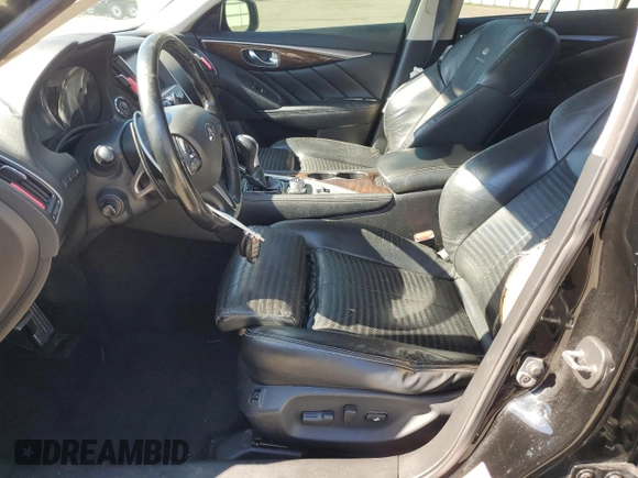 2014 Infiniti Q50 Sport with VIN JN1BV7AR3EM695576, listed as a Copart auction lot 56247165 with 151,825 mi miles and Salvage title. Bid and sale history available at DreamBid. Image 7.