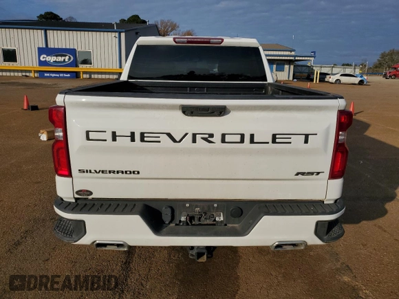 2023 Chevrolet Silverado 1500 RST with VIN 3GCUDEE84PG258108, listed as a Copart auction lot 83863974 with 48,328 mi miles and Salvage Title. Bid and sale history available at carsss.com. Image 6.