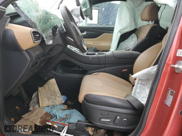 2023 Hyundai Santa Fe Calligraphy z VIN 5NMS54AL2PH495094, wystawiony jako Copart lot #48189065 z przebiegiem Nie podano mil oraz Szkoda całkowita • Salvage title. Historia ofert i sprzedaży dostępna na DreamBid. Obrazek 7.