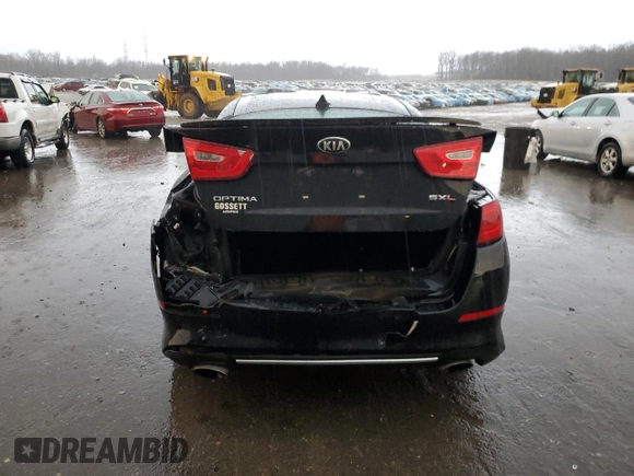 2014 Kia Optima SXL Turbo with VIN 5XXGR4A69EG286029, listed as a Copart auction lot 47866715 with 91,913 mi miles and Salvage Title. Bid and sale history available at DreamBid. Image 6.