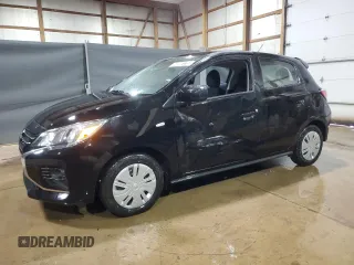 2024 Mitsubishi Mirage ES z VIN ML32AUHJ0RH019840, wystawiony jako Copart lot #60959115 z przebiegiem 13 896 mil mil oraz Czysty tytuł • Clean title. Historia ofert i sprzedaży dostępna na DreamBid. Obrazek 1.