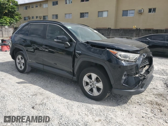2019 Toyota RAV4 Hybrid XLE with VIN JTMRWRFV3KD020929, listed as a Copart auction lot 51827345 with 79,991 mi miles and Non Repairable. Bid and sale history available at carsss.com. Image 4.