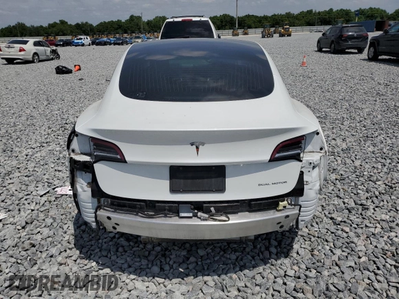2019 Tesla Model 3 Long Range with VIN 5YJ3E1EB2KF391185, listed as a Copart auction lot 54151155 with 68,088 mi miles and Salvage Title. Bid and sale history available at carsss.com. Image 6.