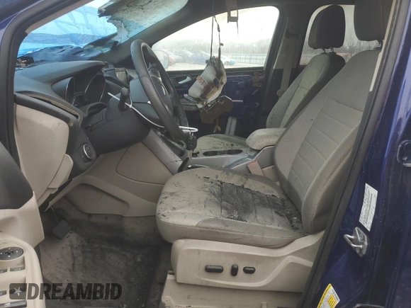 2016 Ford Escape SE with VIN 1FMCU0GX7GUC62455, listed as a Copart auction lot 49308045 with 0 mi miles and Salvage Title. Bid and sale history available at carsss.com. Image 7.