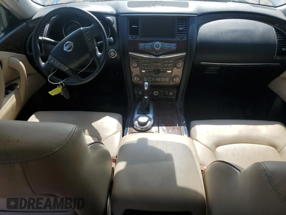 2019 Nissan Armada SV with VIN JN8AY2NC8K9581827, listed as a Copart auction lot 63227494 with 100,554 mi miles and Salvage Title. Bid and sale history available at carsss.com. Image 8.