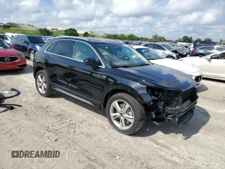 2022 Audi Q3 S line Premium with VIN WA1DECF37N1023275, listed as a Copart auction lot 48208323 with 17,800 mi miles. Bid and sale history available at carsss.com. Image 4.