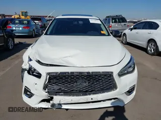 2019 Infiniti Q50 3.0t LUXE with VIN JN1EV7AP5KM514713, listed as a IAAI auction lot 41528021 with 90,306 mi miles. Bid and sale history available at carsss.com. Image 12.