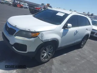 2011 Kia Sorento LX with VIN 5XYKT4A26BG061387, listed as a IAAI auction lot 41984639 with 1 mi miles. Bid and sale history available at carsss.com. Image 12.