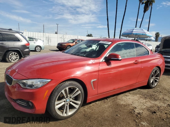 2017 BMW 4 Series 430i with VIN WBA4U7C36H5H20468, listed as a Copart auction lot 45964685 with 51,322 mi miles and Salvage title. Bid and sale history available at DreamBid. Image 1.