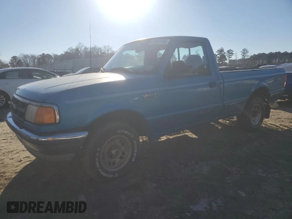 1994 Ford Ranger with VIN 1FTCR10U1RTA30227, listed as a Copart auction lot 87862945 with 711,277 mi miles and Salvage Title. Bid and sale history available at carsss.com. Image 1.