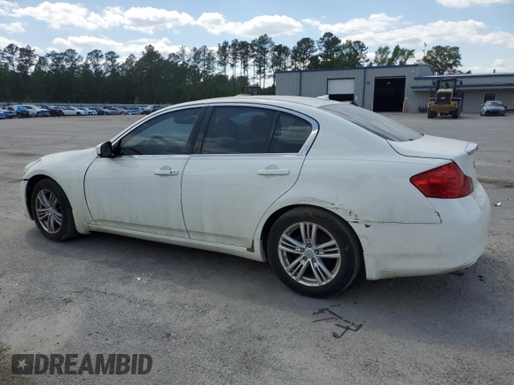 2013 Infiniti G37 Journey with VIN JN1CV6AP0DM724222, listed as a Copart auction lot 54748735 with 169,535 mi miles and Clean Title. Bid and sale history available at DreamBid. Image 2.