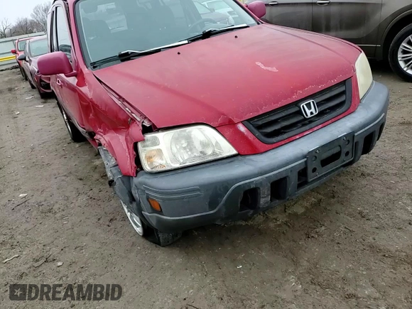 1999 Honda CR-V EX with VIN JHLRD1861XC025334, listed as a Copart auction lot 43357895 with 230,766 mi miles and Salvage Title. Bid and sale history available at carsss.com. Image 12.