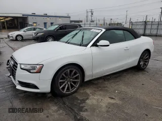 2015 Audi A5 Premium with VIN WAUCFAFHXFN011174, listed as a Copart auction lot 43578775 with 48,275 mi miles and Salvage title. Bid and sale history available at DreamBid. Image 1.
