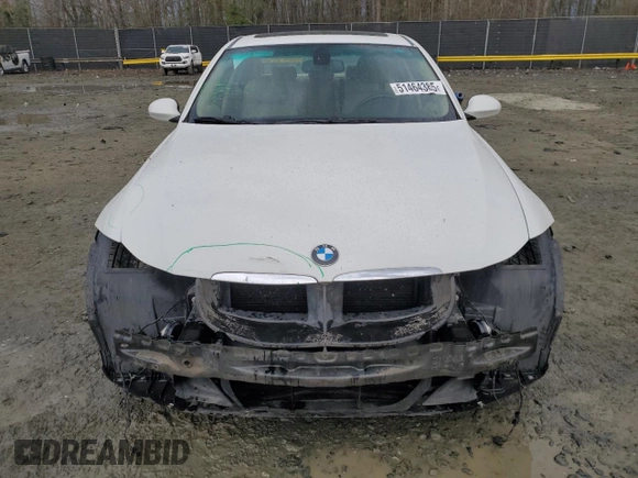 2007 BMW 3 Series 328i with VIN WBAVA33517KX77150, listed as a Copart auction lot 51464385 with 114,650 mi miles and Salvage Title. Bid and sale history available at carsss.com. Image 5.