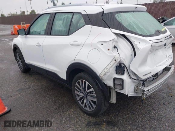 2023 Nissan Kicks SV with VIN 3N1CP5CVXPL523961, listed as a IAAI auction lot 41916449 with 43,455 mi miles. Bid and sale history available at carsss.com. Image 3.