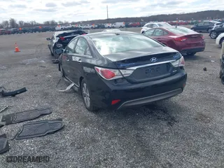 2015 Hyundai Sonata Hybrid Limited with VIN KMHEC4A44FA122722, listed as a IAAI auction lot 41817351 with 144,286 mi miles. Bid and sale history available at carsss.com. Image 3.