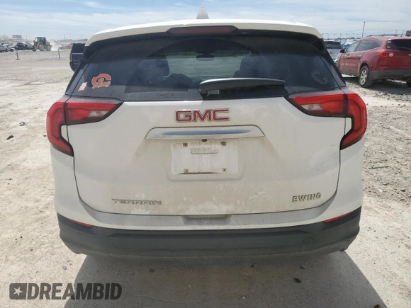 2018 GMC Terrain SLE with VIN 3GKALMEV3JL406337, listed as a Copart auction lot 49029205 with 66,350 mi miles and Salvage Title. Bid and sale history available at DreamBid. Image 6.