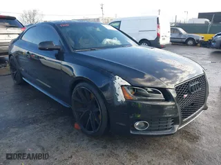2012 Audi S5 Prestige with VIN WAUVVAFR2CA002797, listed as a IAAI auction lot 41580746 with 95,617 mi miles. Bid and sale history available at carsss.com. Image 1.