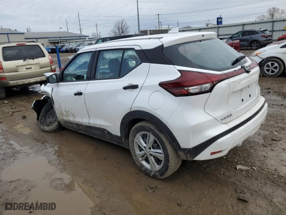 2023 Nissan Kicks S with VIN 3N1CP5BV1PL494237, listed as a Copart auction lot 46477515 with 0 mi miles and Clean Title. Bid and sale history available at carsss.com. Image 2.