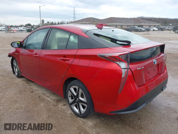 2017 Toyota Prius Two with VIN JTDKARFU8H3527802, listed as a IAAI auction lot 42068099 with 102,152 mi miles. Bid and sale history available at carsss.com. Image 3.