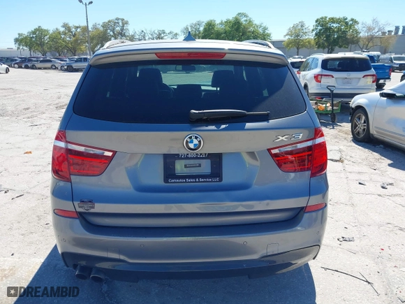 2015 BMW X3 xDrive28i with VIN 5UXWX9C51F0D49826, listed as a IAAI auction lot 41835725 with 139,938 mi miles. Bid and sale history available at carsss.com. Image 16.