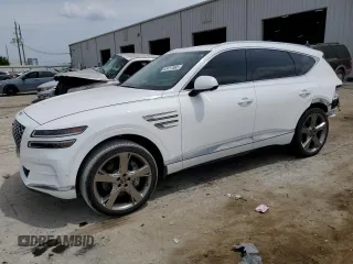 2022 Genesis GV80 z VIN KMUHCESC3NU084987, wystawiony jako Copart lot #53417565 z przebiegiem 57 048 mil mil oraz Nie do naprawy • Non repairable. Historia ofert i sprzedaży dostępna na DreamBid. Obrazek 1.