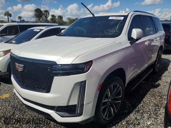 2021 Cadillac Escalade Sport z VIN 1GYS3EKL1MR270077, wystawiony jako Copart lot #74130854 z przebiegiem 21 584 mil mil oraz Szkoda całkowita • Salvage title. Historia ofert i sprzedaży dostępna na DreamBid. Obrazek 1.