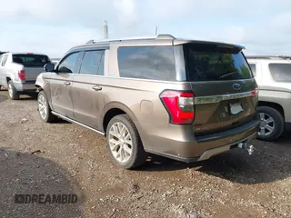 2018 Ford Expedition Max Limited with VIN 1FMJK2AT3JEA54055, listed as a IAAI auction lot 39986303 with 93,227 mi miles and . Bid and sale history available at DreamBid. Image 3.