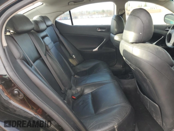2006 Lexus IS 250 z VIN JTHBK262862007023, wystawiony jako Copart lot #49023485 z przebiegiem 234 463 mil mil oraz Tytuł czysty. Historia ofert i sprzedaży dostępna na DreamBid. Obrazek 10.
