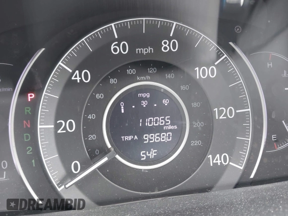 2014 Honda CR-V EX with VIN 2HKRM4H55EH674996, listed as a IAAI auction lot 42053923 with 110,065 mi miles. Bid and sale history available at carsss.com. Image 14.