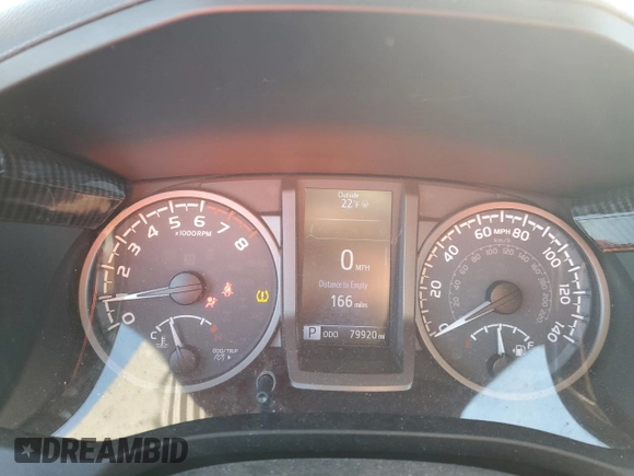 2017 Toyota Tacoma SR5 with VIN 3TMCZ5AN9HM105204, listed as a Copart auction lot 45185595 with 79,920 mi miles and Salvage Title. Bid and sale history available at DreamBid. Image 9.