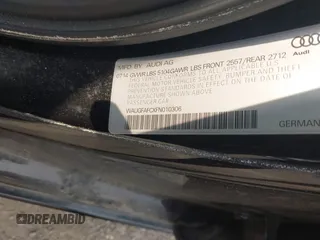 2015 Audi A6 Premium Plus z VIN WAUGFAFCXFN010306, wystawiony jako IAAI lot #42505993 z przebiegiem Nie podano mil oraz . Historia ofert i sprzedaży dostępna na DreamBid. Obrazek 9.