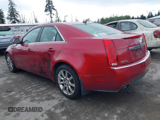 2008 Cadillac CTS AWD w/1SB with VIN 1G6DT57V380185215, listed as a IAAI auction lot 42153012 with 126,098 mi miles. Bid and sale history available at carsss.com. Image 3.