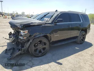 2018 Chevrolet Tahoe LT with VIN 1GNSKBKC0JR113392, listed as a Copart auction lot 56201245 with 162,700 mi miles and Salvage title. Bid and sale history available at DreamBid. Image 1.