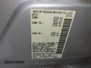 2016 Nissan LEAF S with VIN 1N4AZ0CP2GC301712, listed as a IAAI auction lot 41929753 with 67,265 mi miles. Bid and sale history available at carsss.com. Image 9.