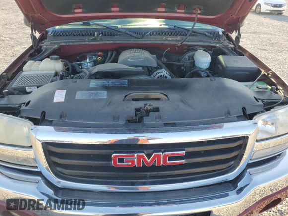 2004 GMC Sierra 1500 SLE with VIN 1GTEK14T64Z158936, listed as a Copart auction lot 52613305 with 100,797 mi miles and Salvage Title. Bid and sale history available at DreamBid. Image 11.