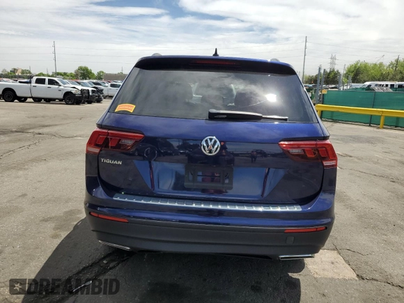 2021 Volkswagen Tiguan S with VIN 3VV1B7AX7MM036467, listed as a Copart auction lot 56992555 with 12,008 mi miles and Salvage title. Bid and sale history available at DreamBid. Image 6.