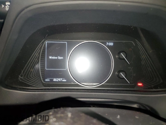 2022 Lexus UX 250h with VIN JTHX9JBH3N2058322, listed as a Copart auction lot 61646505 with 46,297 mi miles and Salvage title. Bid and sale history available at DreamBid. Image 9.