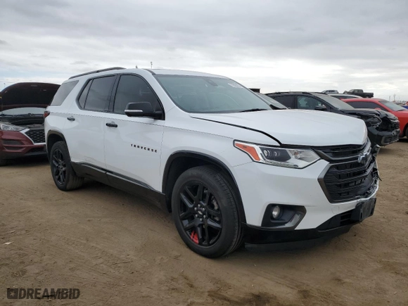2021 Chevrolet Traverse Premier with VIN 1GNEVKKW1MJ117873, listed as a Copart auction lot 48254365 with 78,634 mi miles and Non Repairable. Bid and sale history available at carsss.com. Image 4.