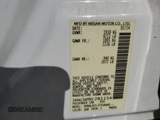2014 Nissan Altima S with VIN 1N4AL3AP9EC281154, listed as a Copart auction lot 49719095 with 120,191 mi miles and Salvage Title. Bid and sale history available at DreamBid. Image 14.